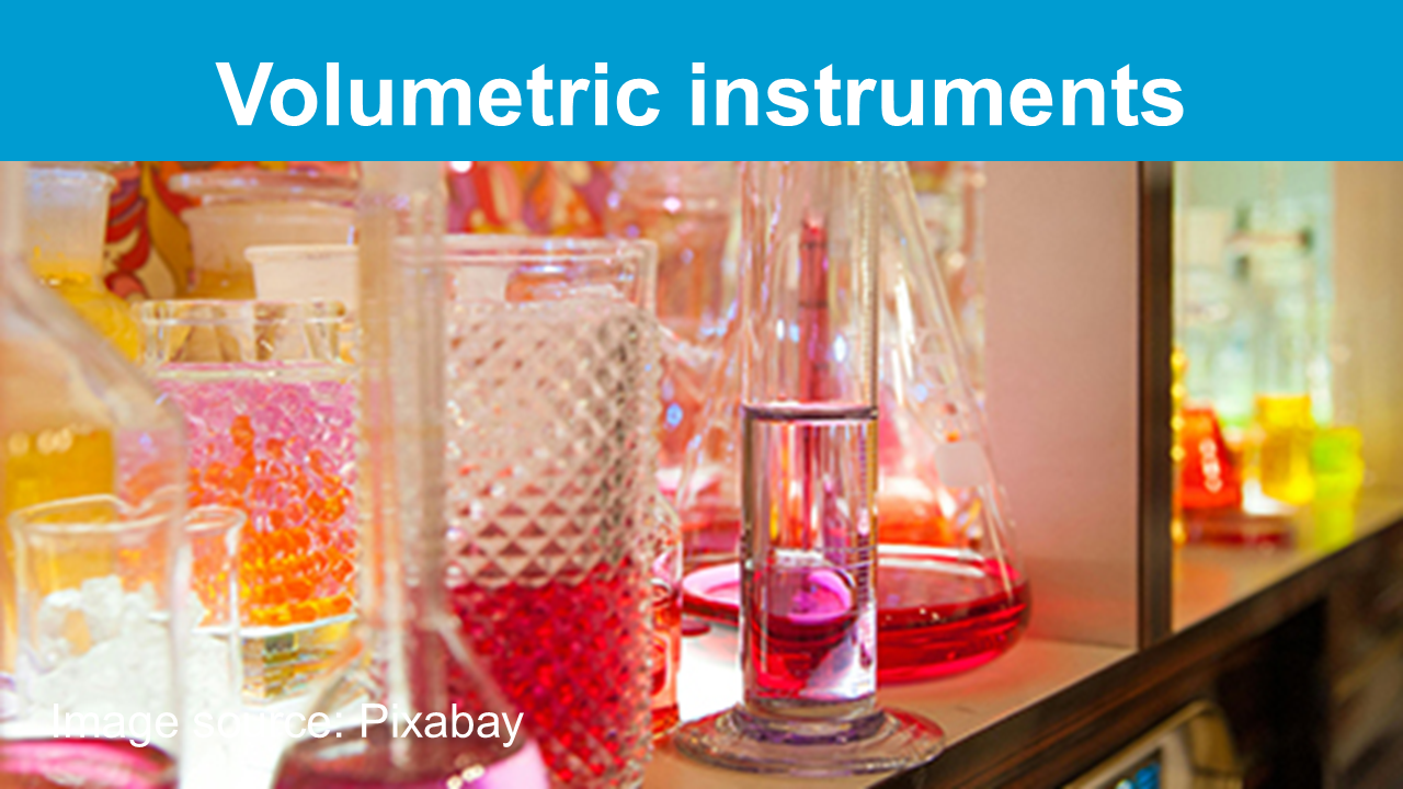 Calibration of small volume instruments